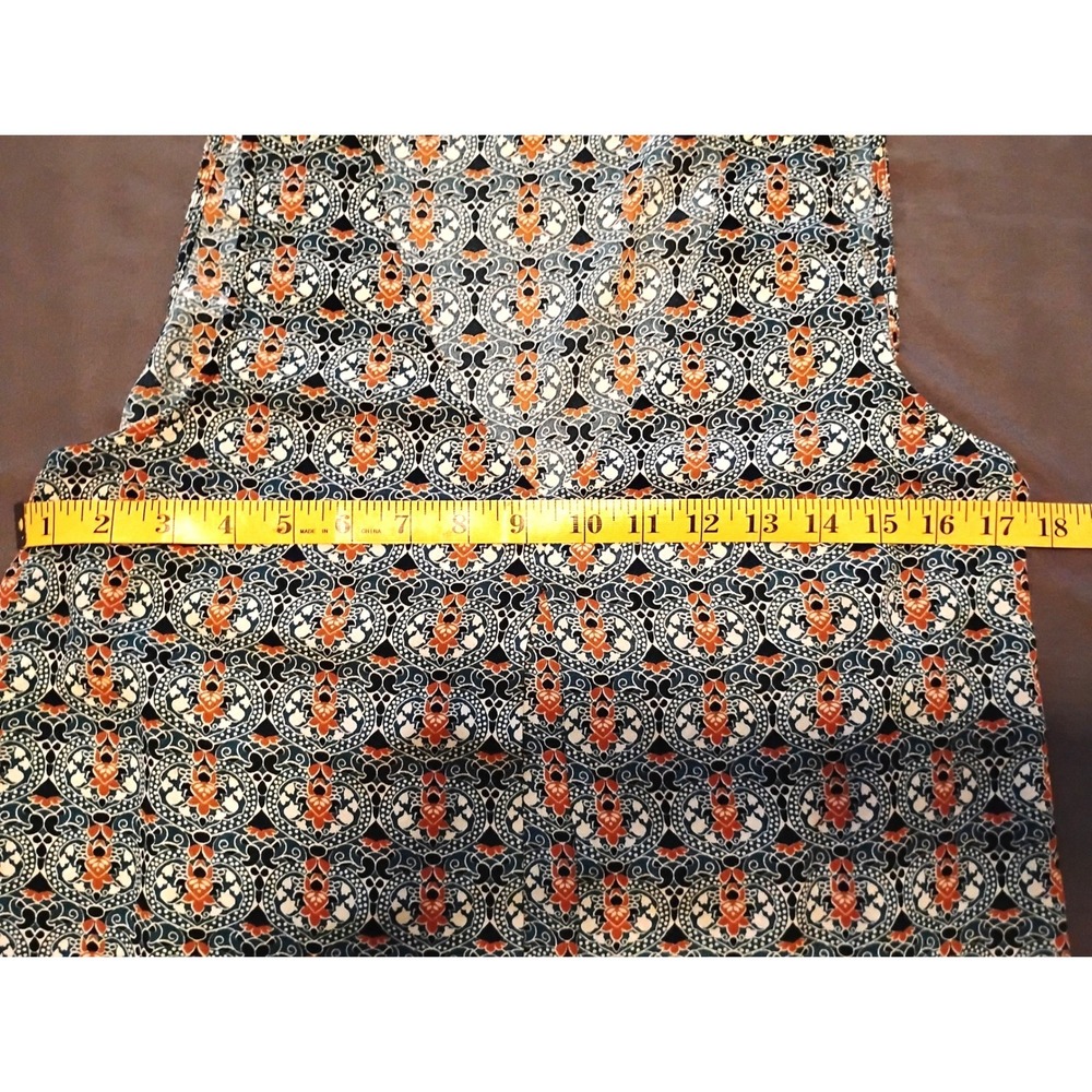 🩵Daniel Rainn Whimsygoth Peasant Boho slouchy 90s Print Sleeveless V-Neck Top - Picture 4 of 5